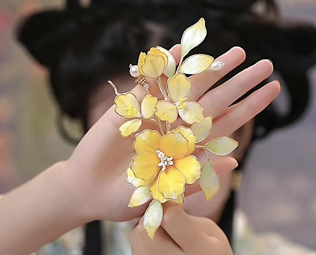 江南浔绒花 默认软簪 改主体找客服