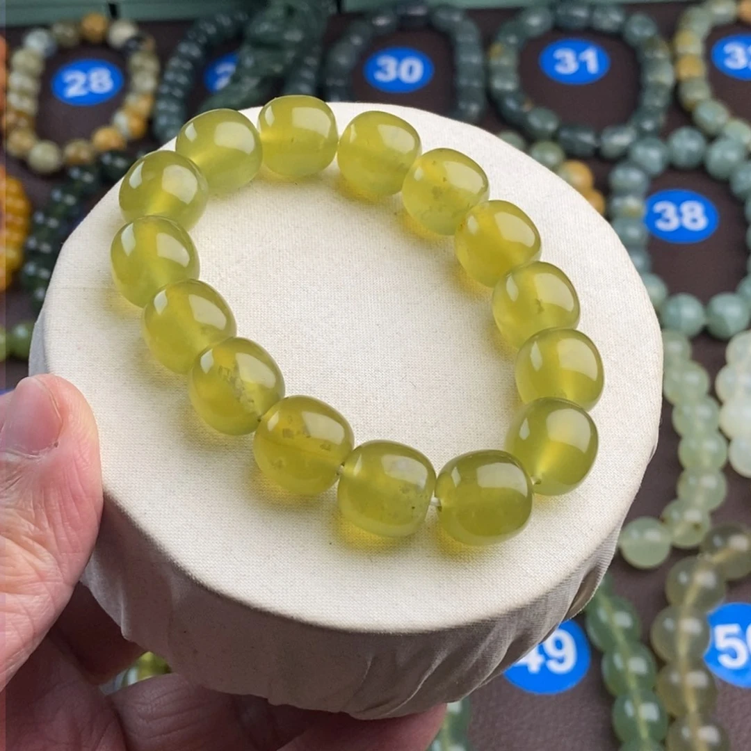 蛇纹石玉手串未镶嵌