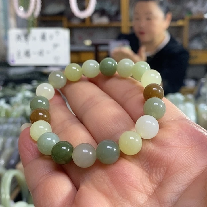 和田玉未镶嵌手链