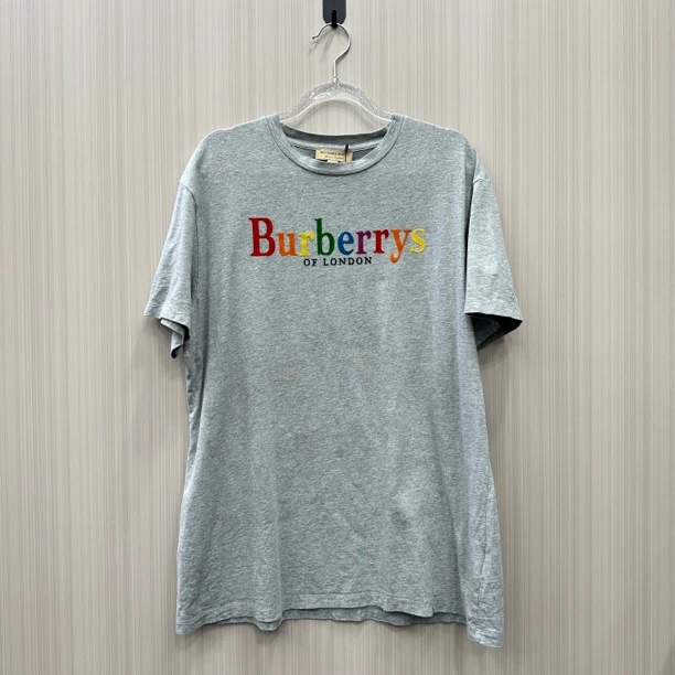 99新 BURBERRY/博柏利 彩虹短袖 尺码：M 10863