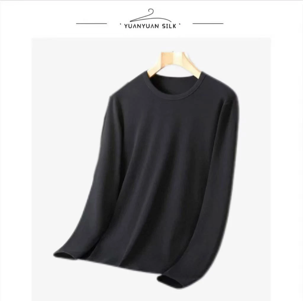 A 【圆领】强推！匹马棉舒服到心坎！纯进口匹马棉谷强捻工艺上衣q34