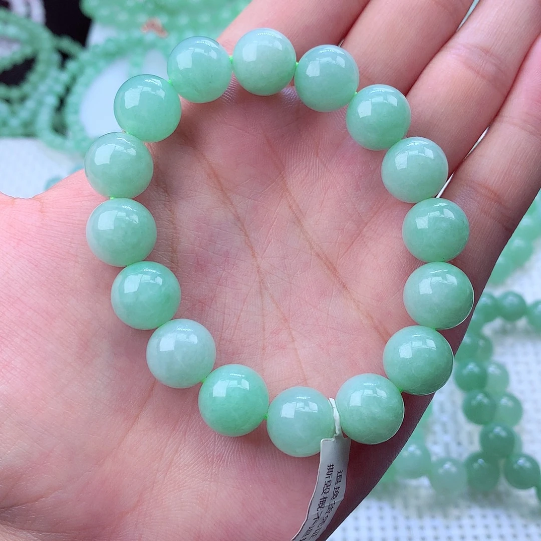 翡翠未镶嵌毛衣链