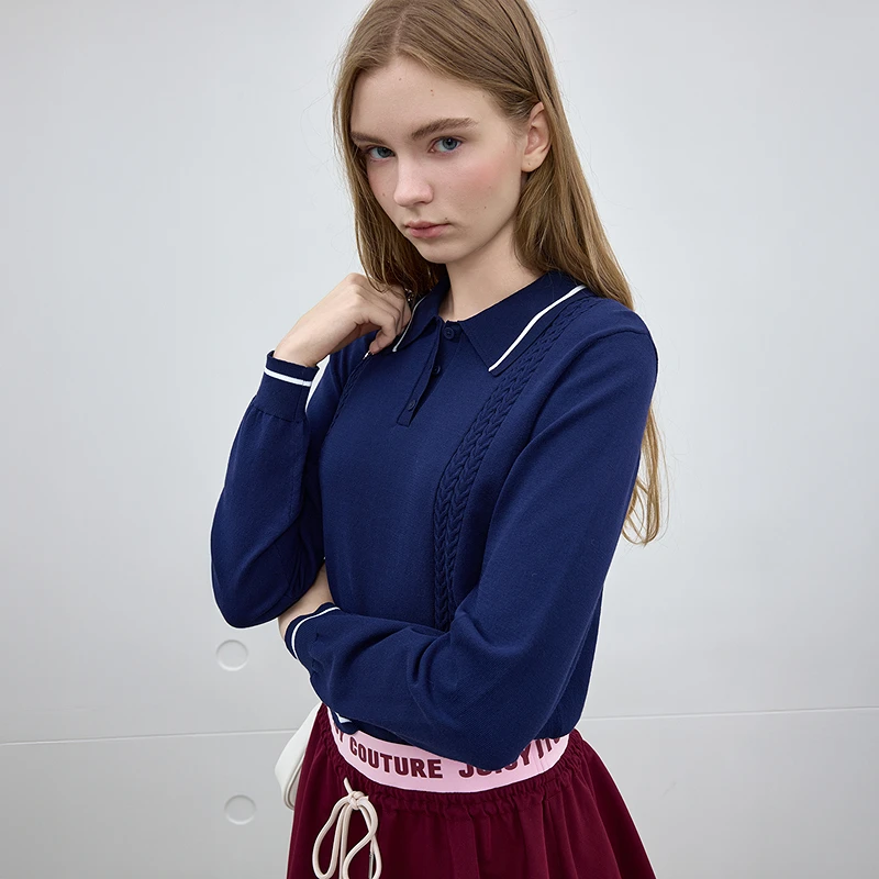 Juicy Couture橘滋2025年秋季新款女式毛衣