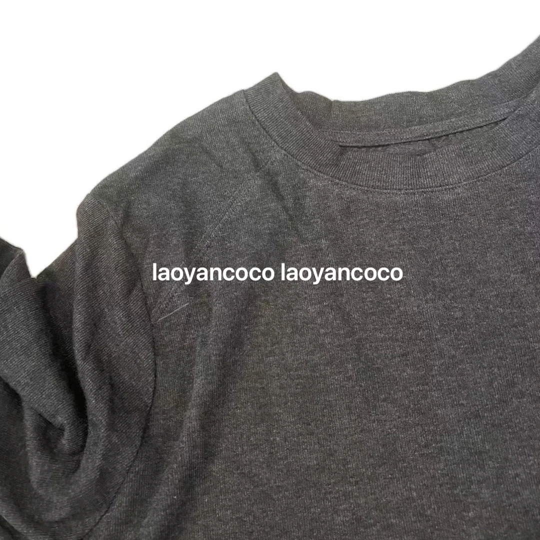 大葱0126｜正肩苹果型必备秋冬打底衫弹力#77211