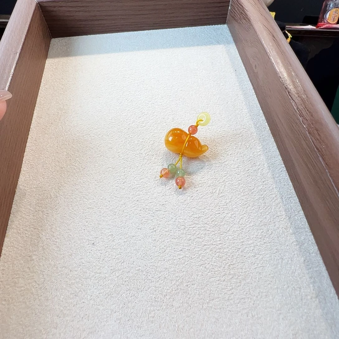 不***财蜜蜡未镶嵌手链蜜蜡葫芦