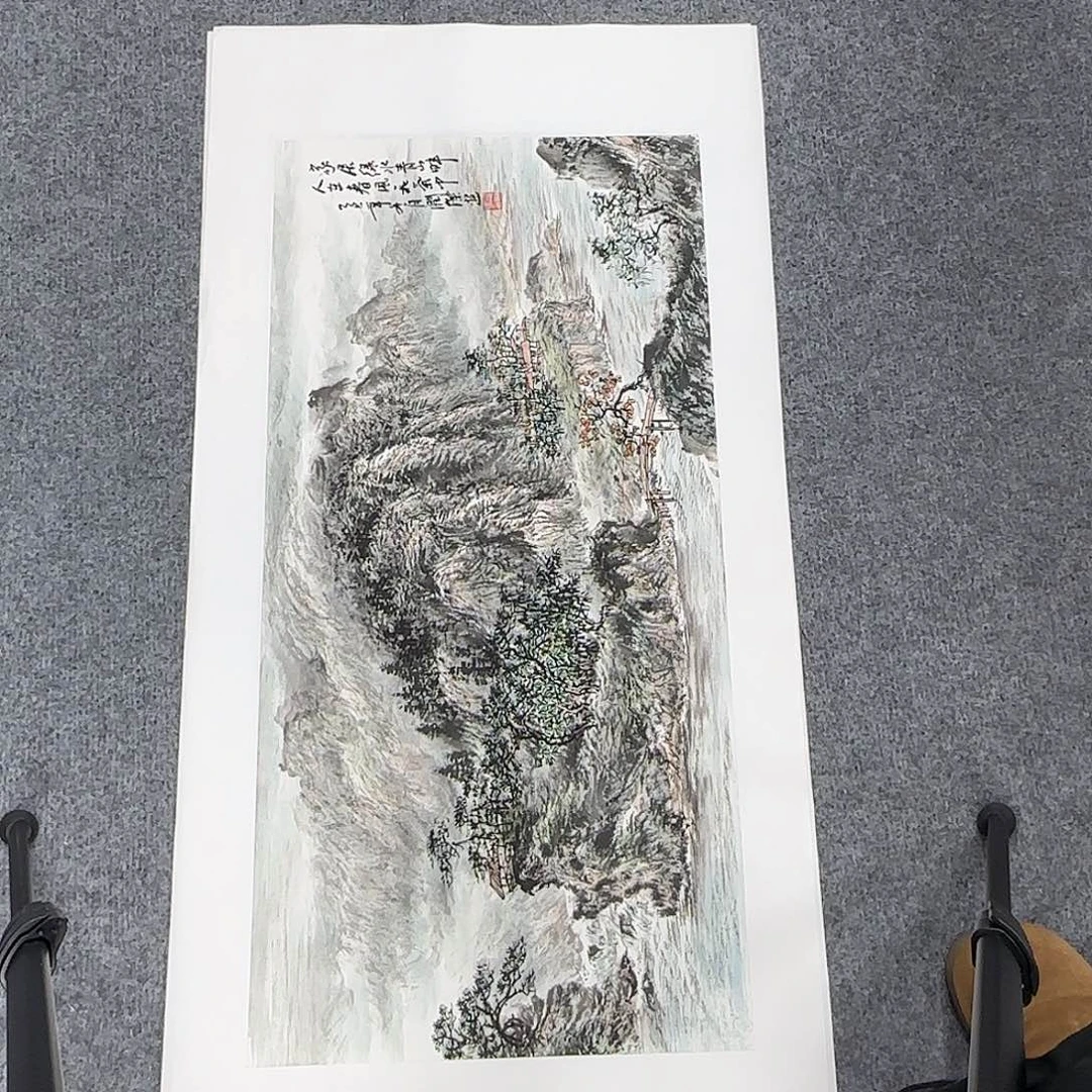 国画68*35纯手绘何润杰