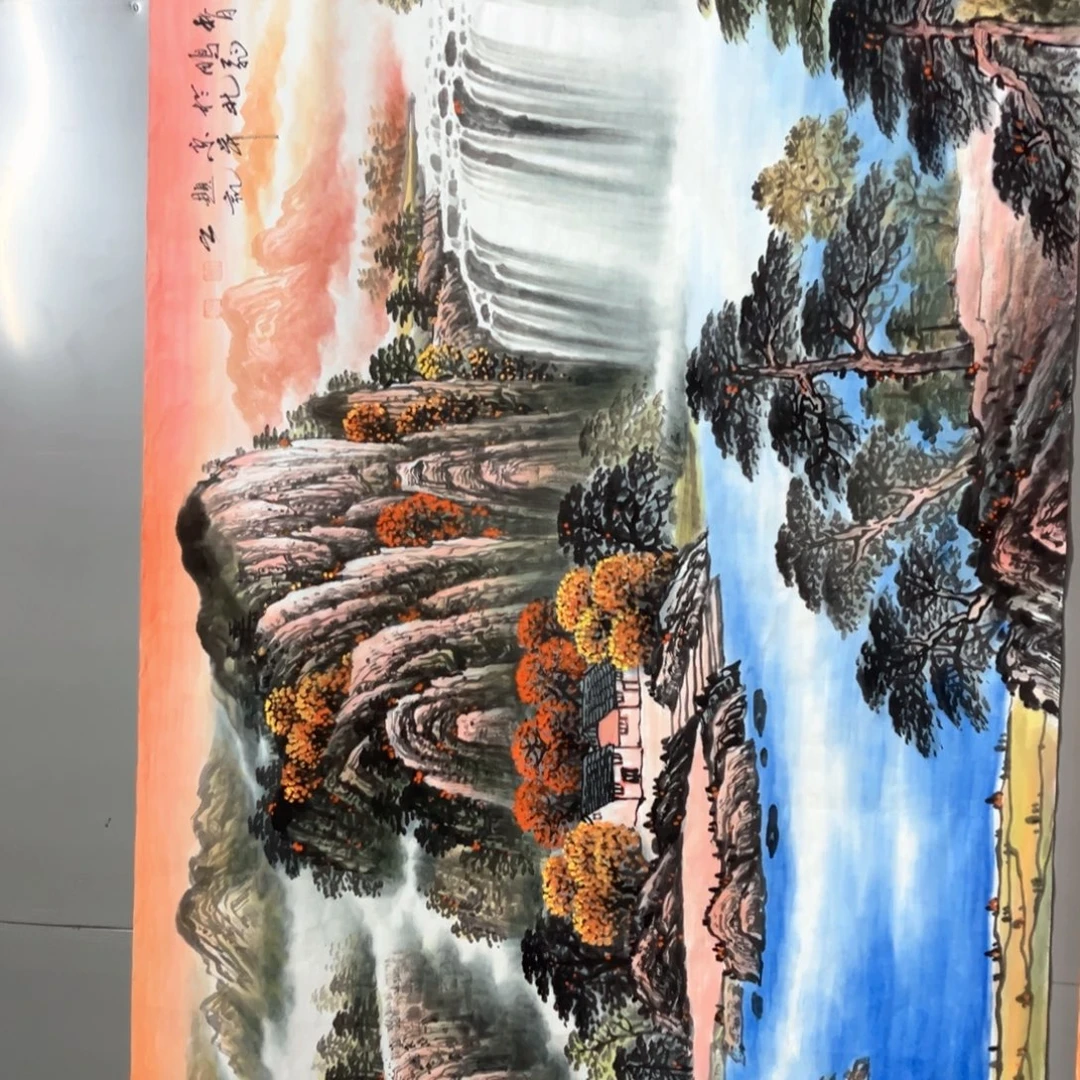 知***足国画国画作品老师手绘