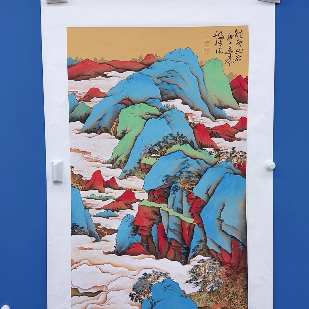 国画多次参加国内外大型