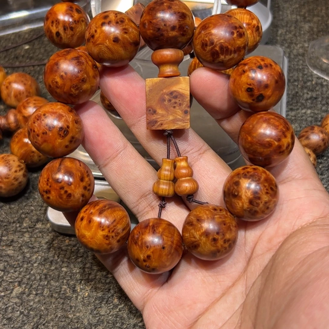 柏木（崖柏）手串/手链2.0陈化红油入门级瘤疤手串