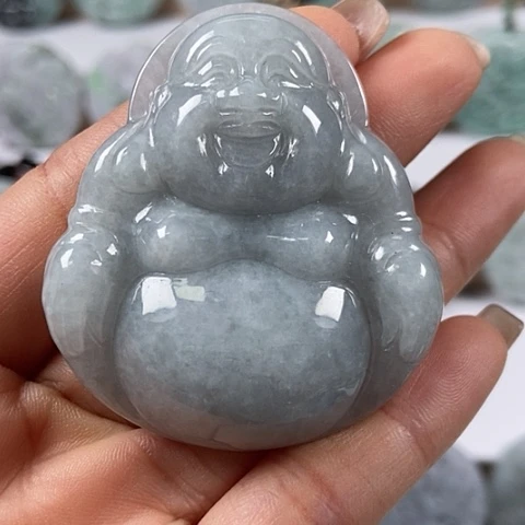 翡翠颈饰未镶嵌大佛福利