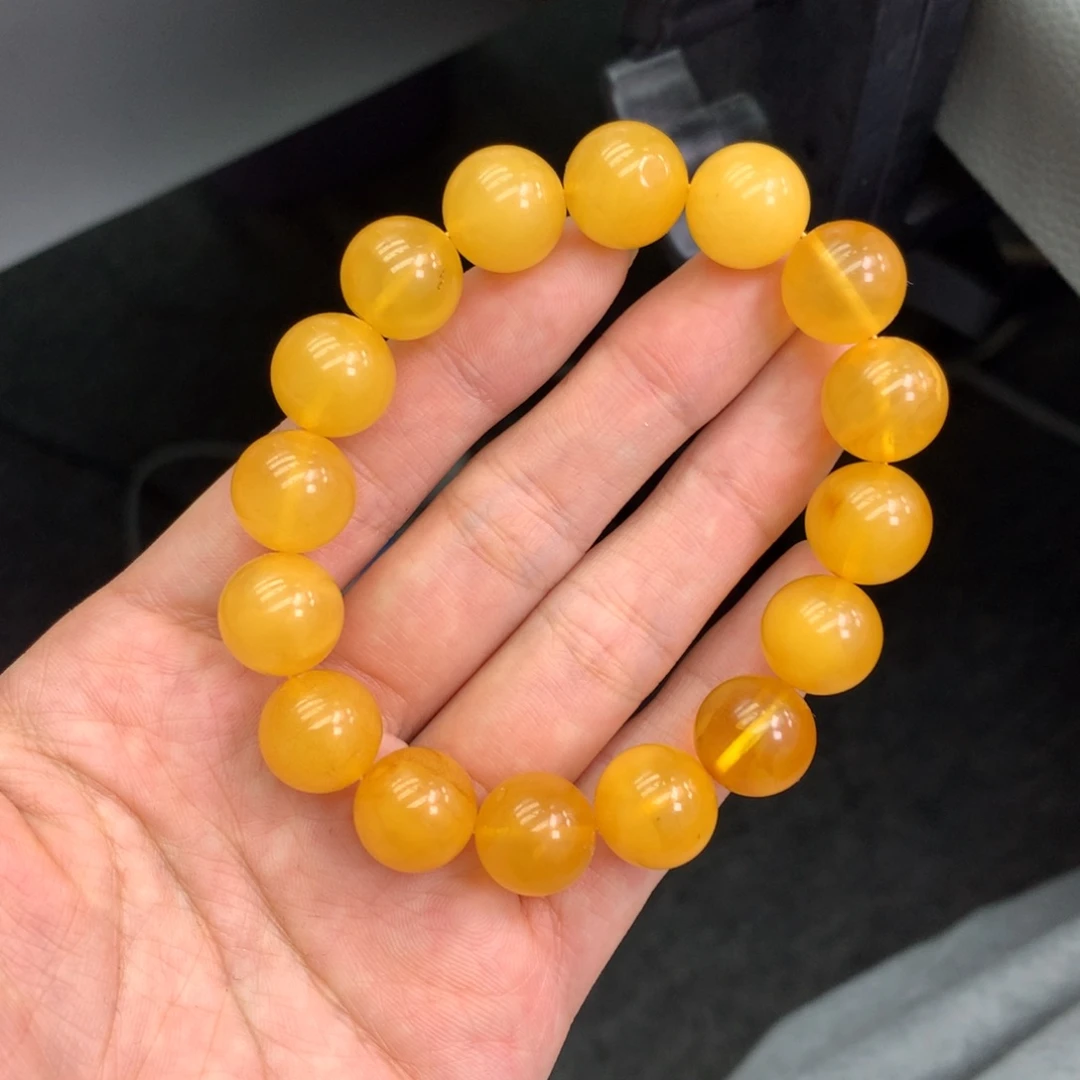 琥珀未镶嵌珠宝奇石13mm➕
