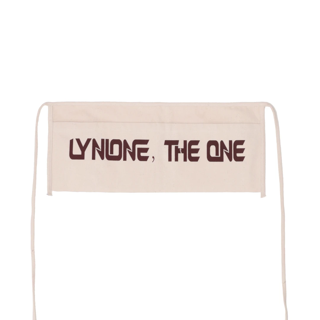 LYNIONE 2024 New vintage 米色复古潮流围腰装饰腰包 P240700033