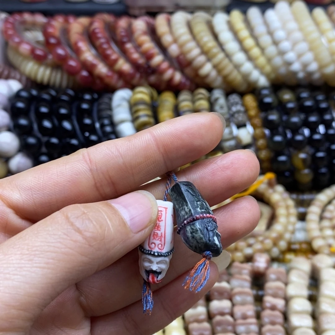 驼骨手串/手链?****?鹿角配饰