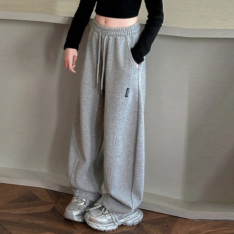 女童春秋休闲裤校服裤9-12岁15秋装大童初中生时髦运动裤外穿裤子