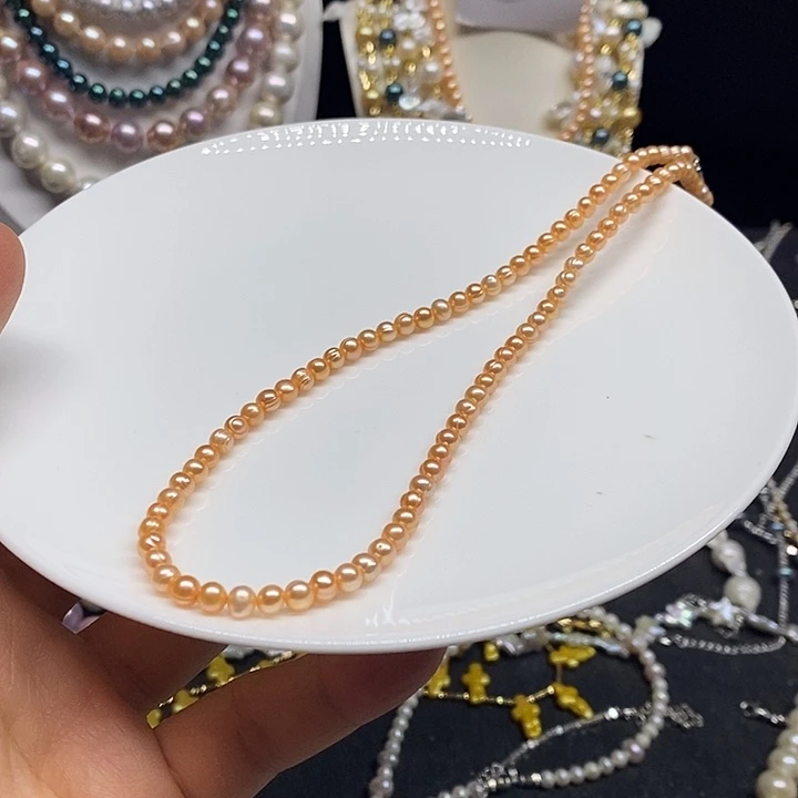 淡水珍珠未镶嵌颈饰