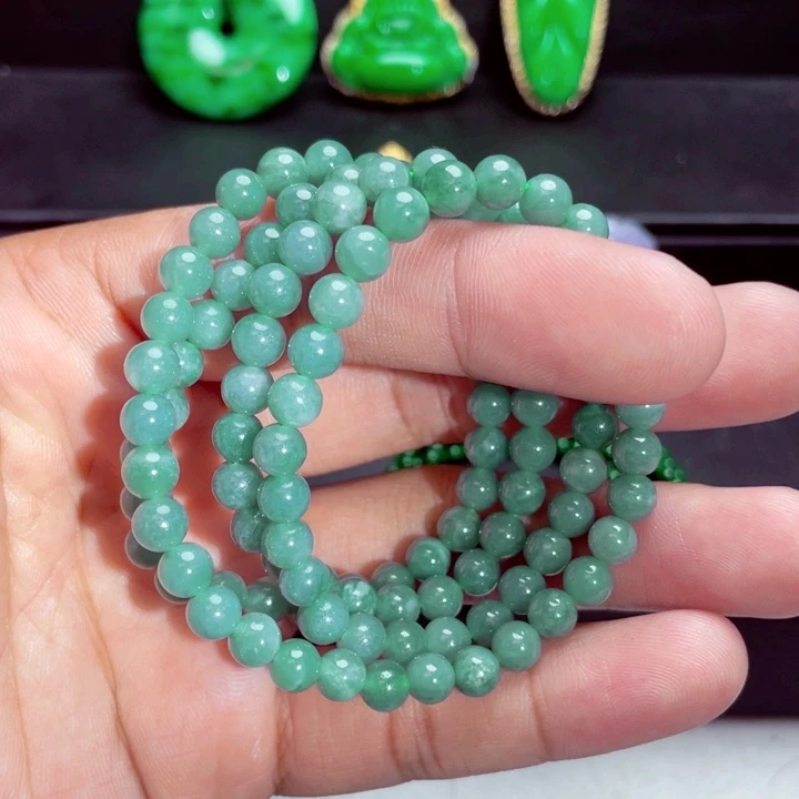 翡翠未镶嵌毛衣链