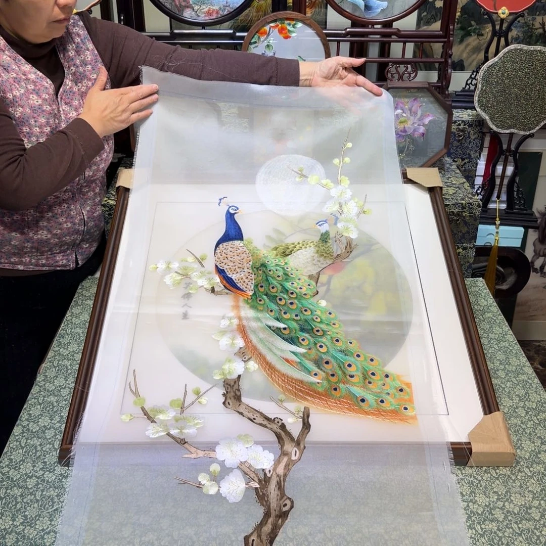 刺绣手工苏绣工艺制作技艺精湛