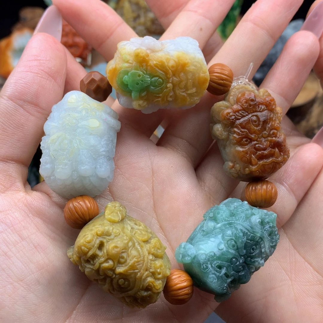 嗯***嗯定制翡翠未镶嵌翡翠