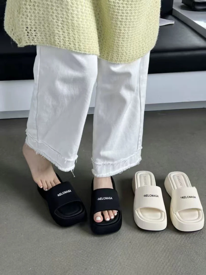 夏休闲款法式拖鞋女新款配裙子仙女风拖鞋A58-2