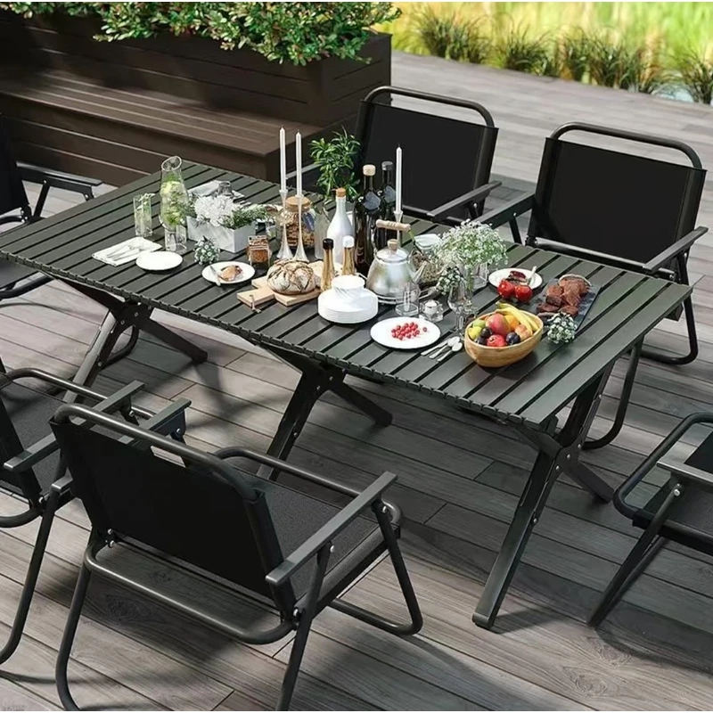 可米特桌子黑色卡其色