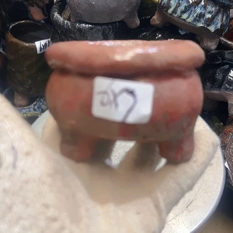 粗陶花盆手工花盆制作