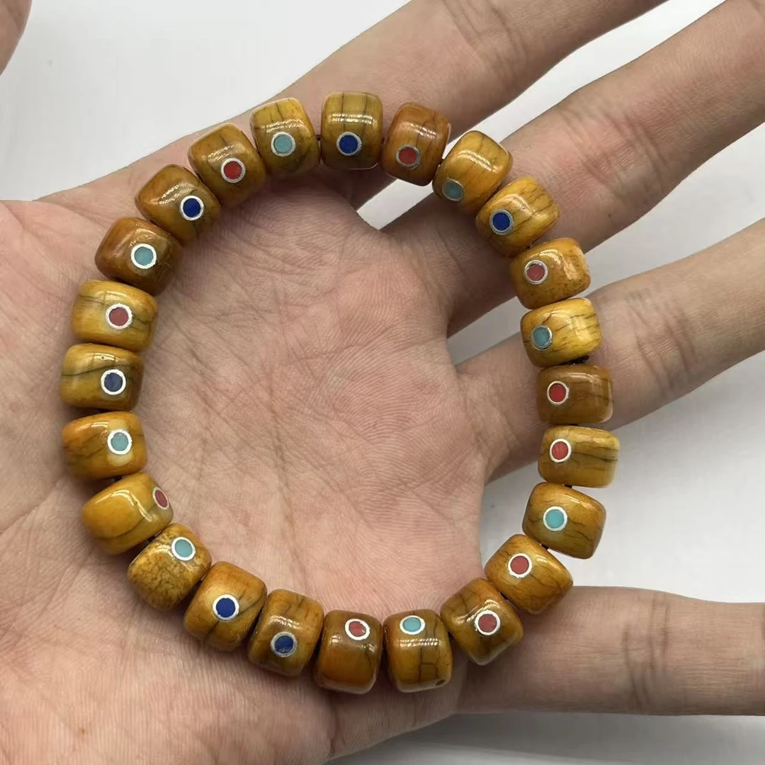 A1 牦牛骨手串卡8*10精美单圈 460 （配A1礼盒）