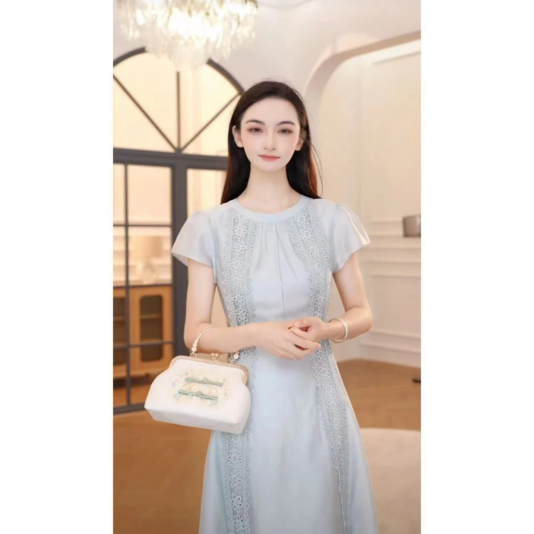 【格特瑞尔】枫落 长短款新中式气质显瘦连衣裙GC242L1234