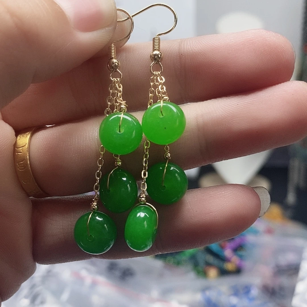 未镶嵌耳钉玛瑙/玉髓64