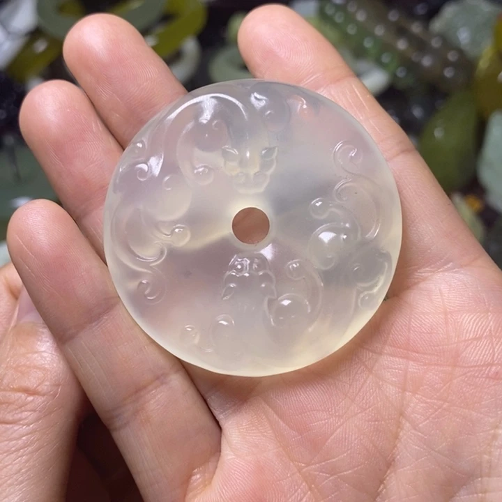 岫玉天然岫玉挂件未镶嵌