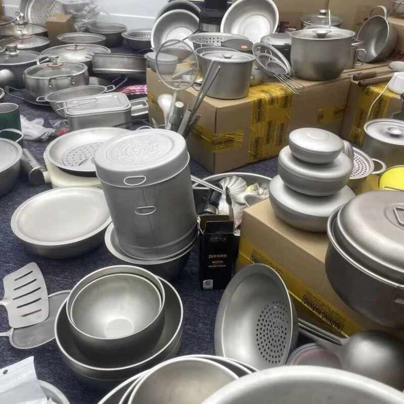 临时 孤品 直播间展示钛制品 厨房用品