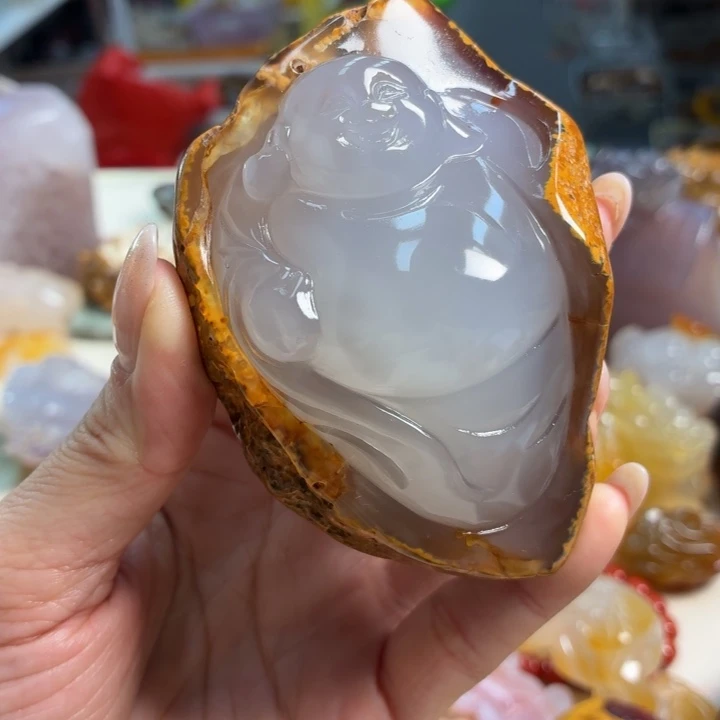 玛瑙/玉髓未镶嵌吊坠(不含链)