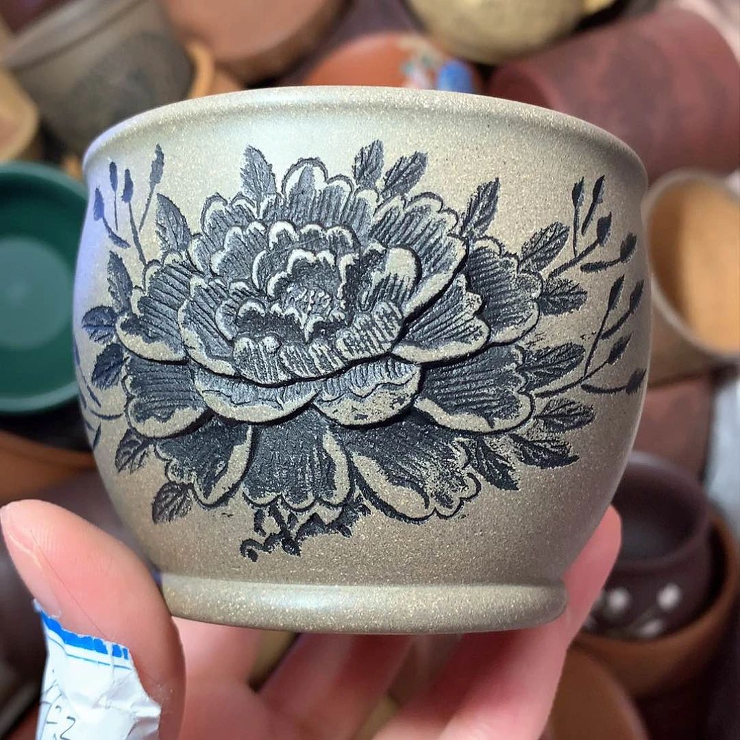 紫砂杯子微瑕不退换紫砂