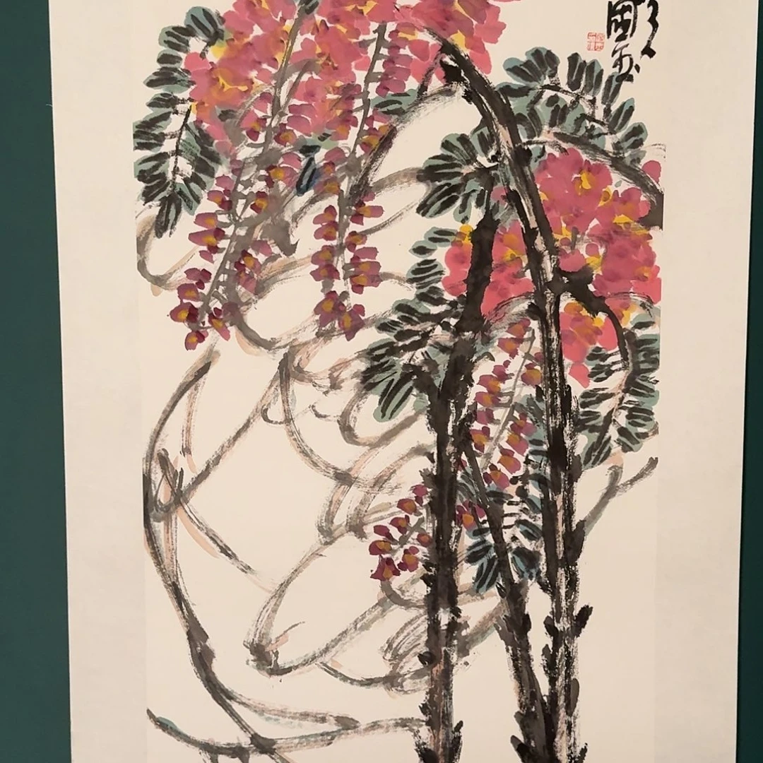 书法单国玉的国画作品