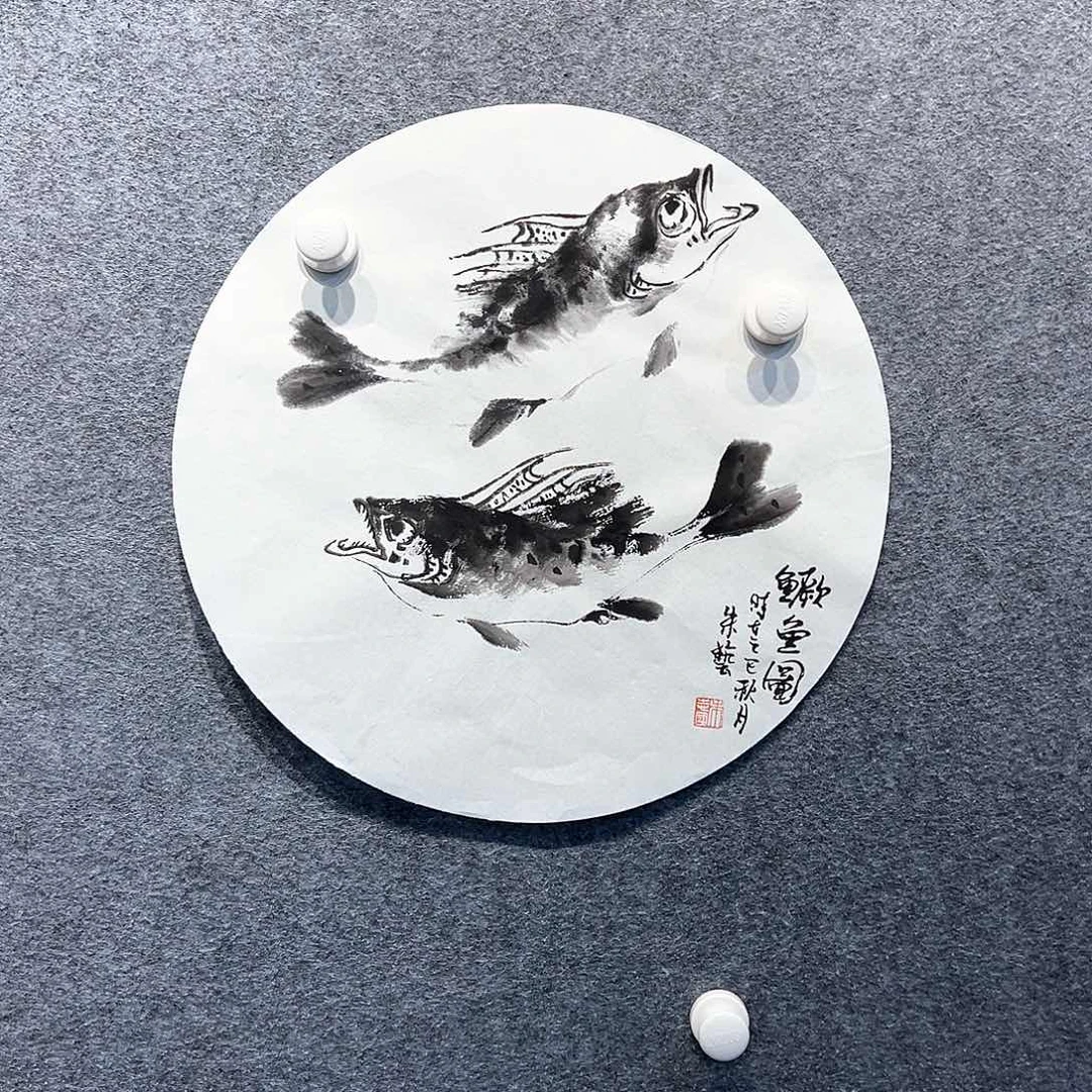国画纯手绘系列画心
