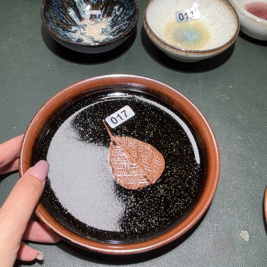 龙***少茶盏全手工原矿原釉建盏