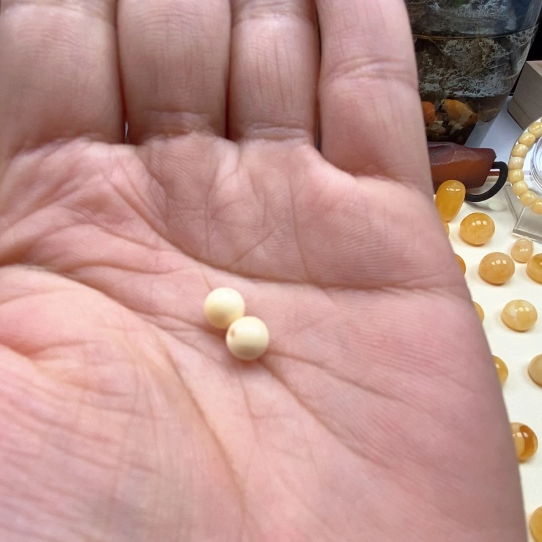 琥珀未镶嵌珠宝奇石小*哥蜜蜡单珠