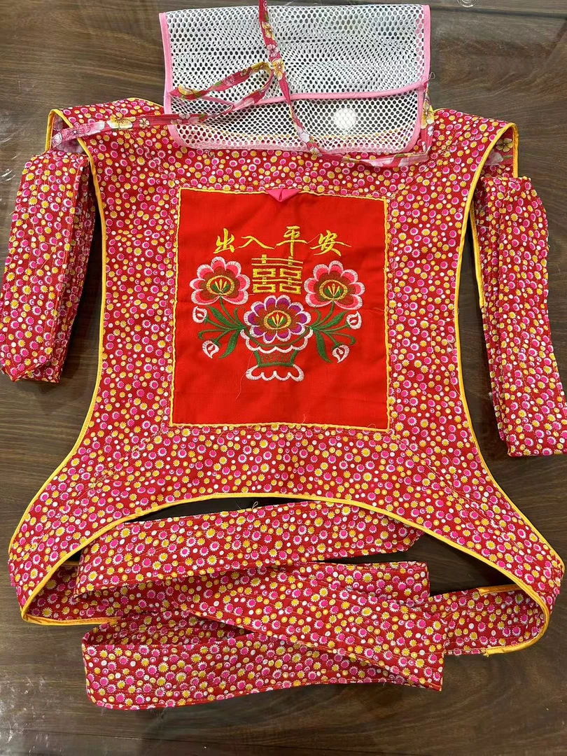 传统手工 广东传统婴儿背带！1岁6个月-2岁6个月选 超大号四爪背带