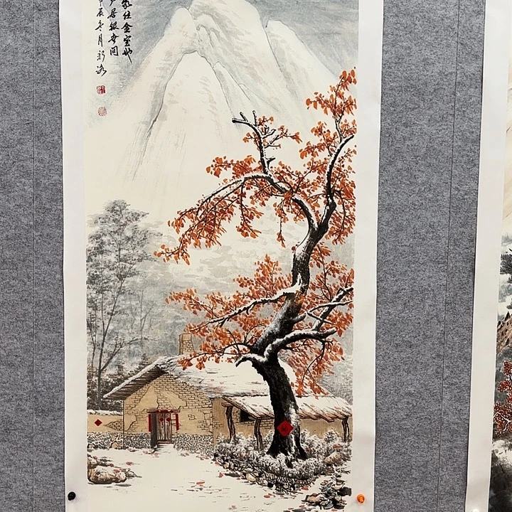 国画花鸟等多种鸟类和