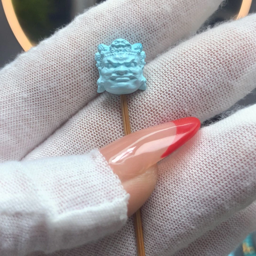 绿松石未镶嵌挂件