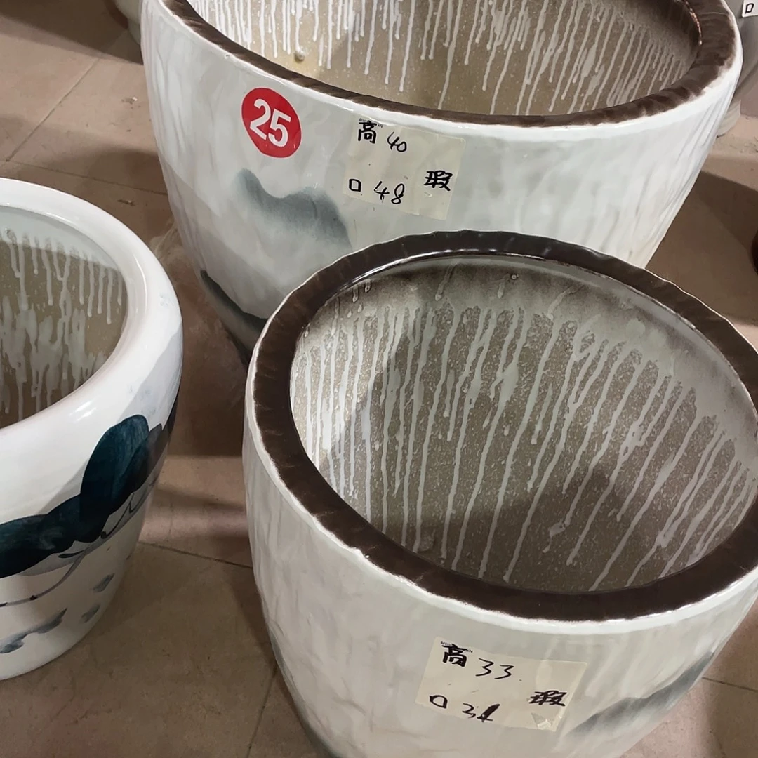 山水画（大口径）大套三搭配托盘微瑕