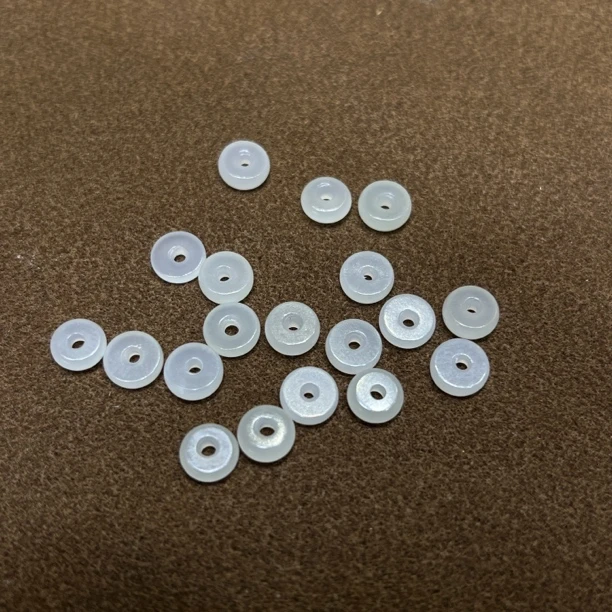 和田玉手工隔片顶珠