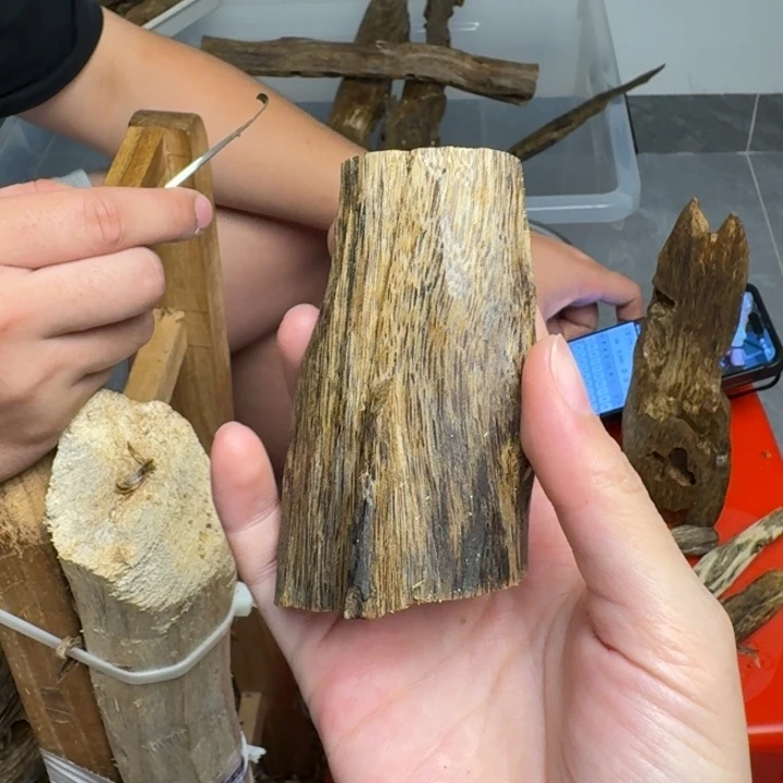 沉香沉香碎屑白棋块料42克