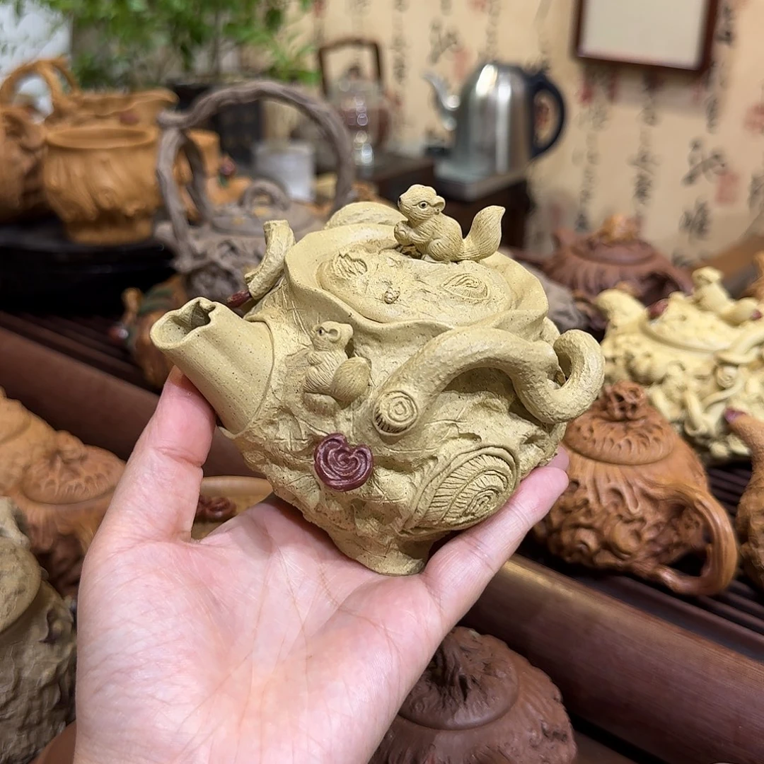 茶壶紫砂本绿供春