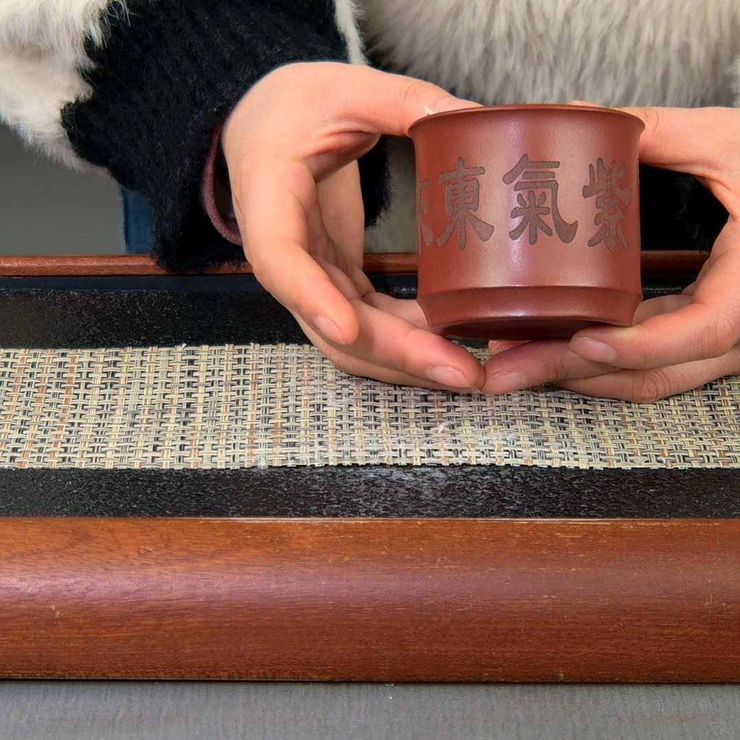 【闪购商品】绿泥茶杯高货放漏