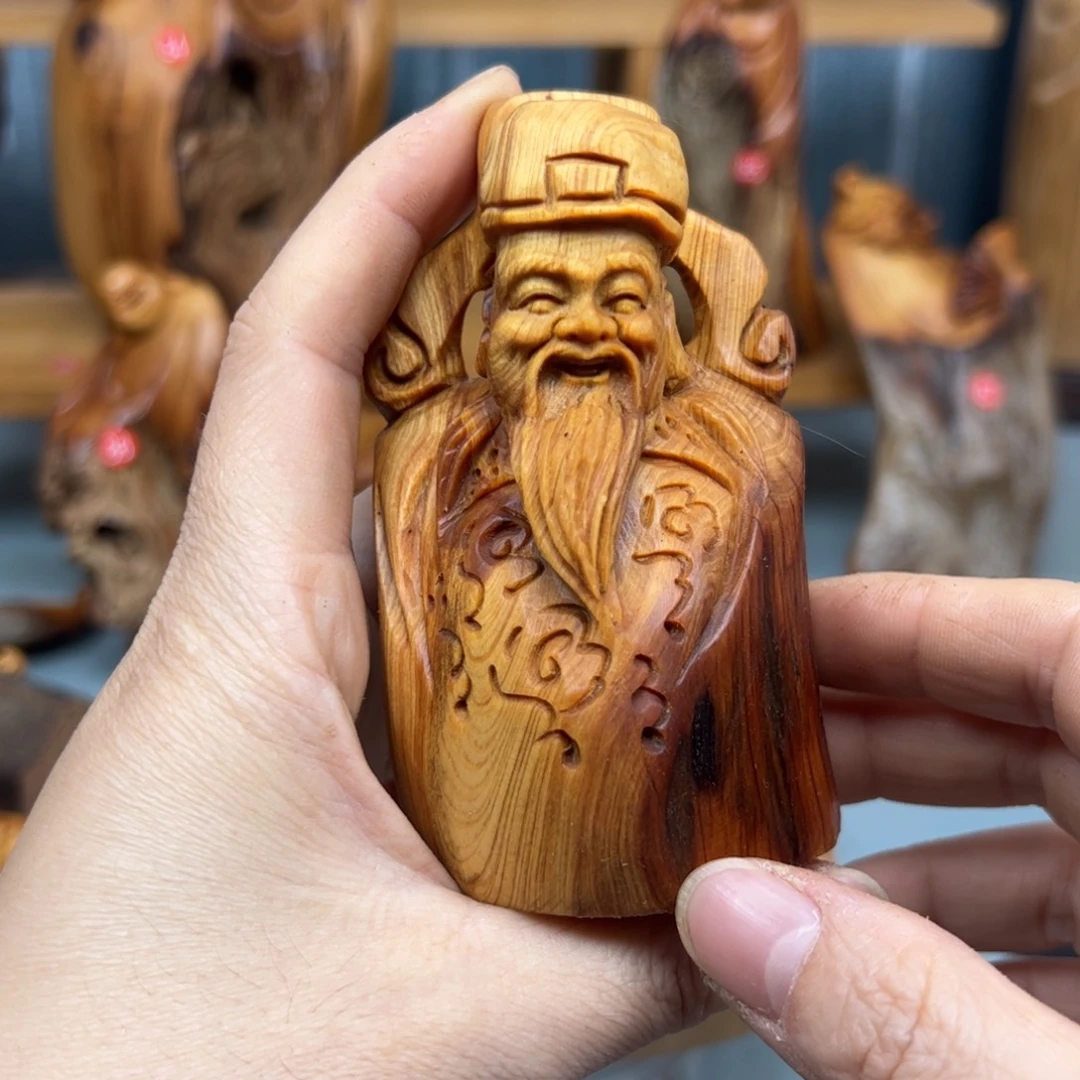 柏木崖柏木摆件手把件，60