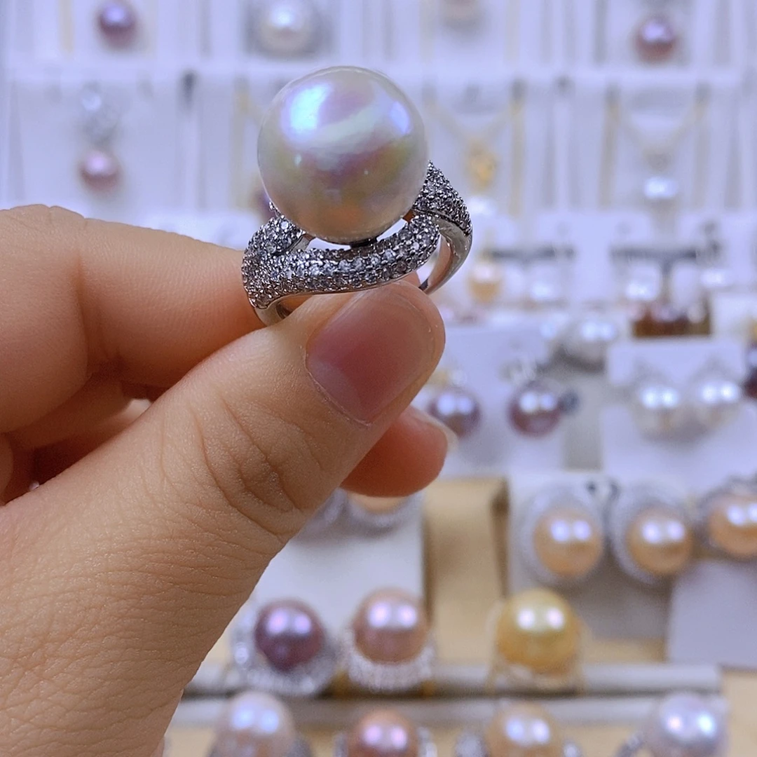 戒指未镶嵌淡水珍珠