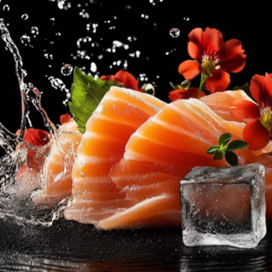 【拍2盒送1盒】国产新疆三文鱼到手毛重1200g口感细腻/送芥末酱油