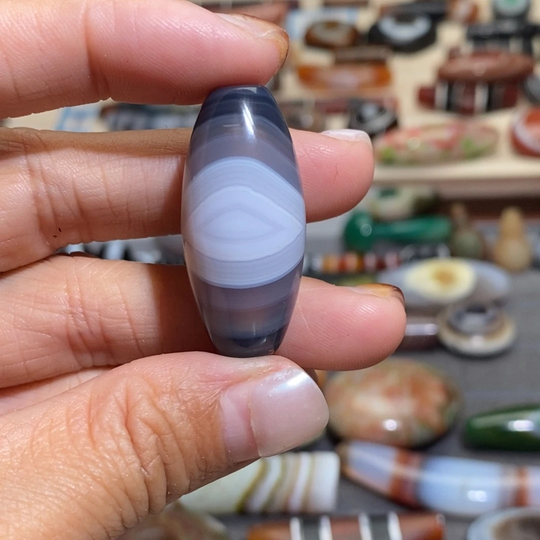 默***酒玛瑙/玉髓合金手链