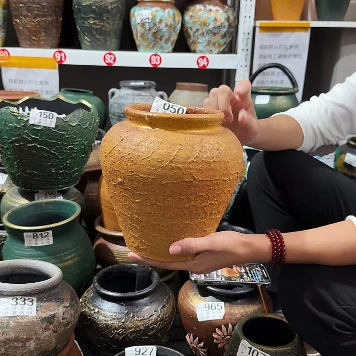 黄色坛子050高度20口径13