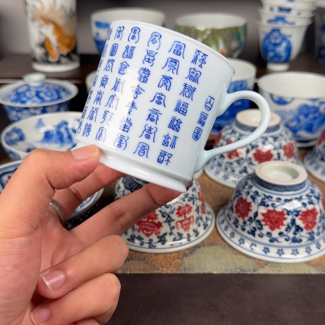 现代手工手绘茶器微瑕福利